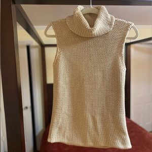 DKNY Pure Woven Turtleneck Tank